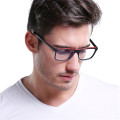 Stock FDA CE Soft TR90 Blue Light Blocking Optical Glasses man Spring Temple Eyeglass Frames man